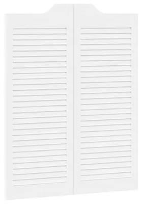Produktbild von vidaXL Schwingtüren Weiß 100 x 40 cm Massives Kiefernholz