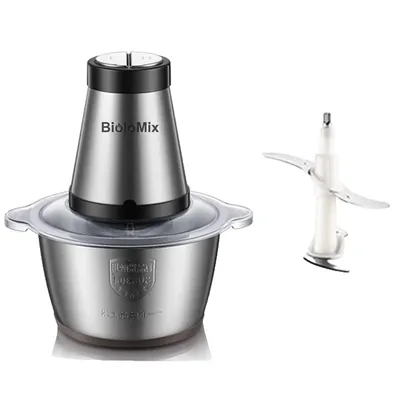 Obrázek produktu pro Elektrický sekáček, 2 rychlosti, nerezová ocel, standardní přídavný nůž