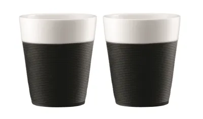 Image de Bodum Tasse Bistro Porcelaine noir 300 ml - 2 pièces