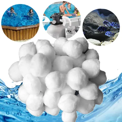 Immagine prodotto di 1400g filtro palle materiale filtro palle filtro sostituire 50 kg sabbia filtro per filtri di sabbia piscina