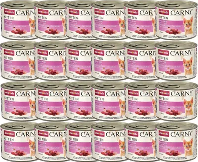 Obrázok produktu pre animonda Carny 83962, Mačiatko, Akékoľvek plemeno, Hovädzie mäso, Kuracie mäso, 200 g, Bez obilnín, Neobsahuje sóju