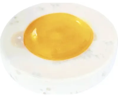 Imagen del producto de Sillón ORESTE, redondo, con un diámetro de 38 cm, color amarillo
