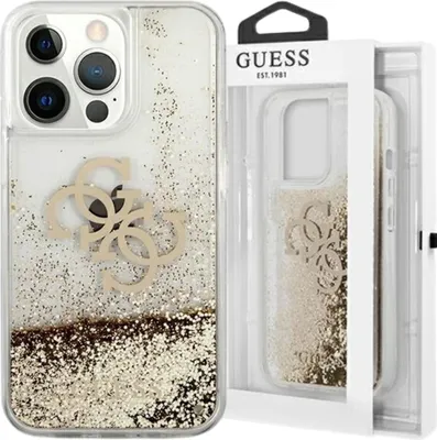 Image de Guess Guhcp13Xlg4Ggo Iphone 13 Pro Max6,7 Złoty/Gold Hardcase 4G Big Liquid Glitter