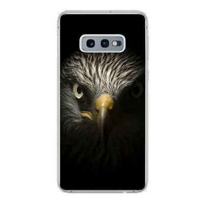 Produktbild von MuchoWow® Handyhülle Schutzhülle Hülle für Samsung Galaxy S10e Vogel - Adler - Raubvögel - Auge - Schnabel - Licht Silikon Softcase Handy Hülle - Handy