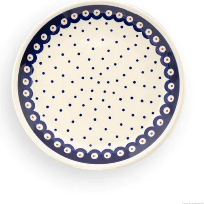 Produktbild von Original Bunzlauer Keramik Teller Ø19,5 cm Frühstücksteller Speiseteller Essteller Kuchenteller flach im Design 28