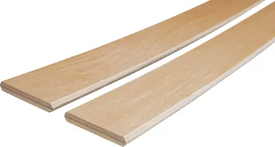 Image de Lattes en hêtre de 795 mm, lot de 3 pour lit à cadre