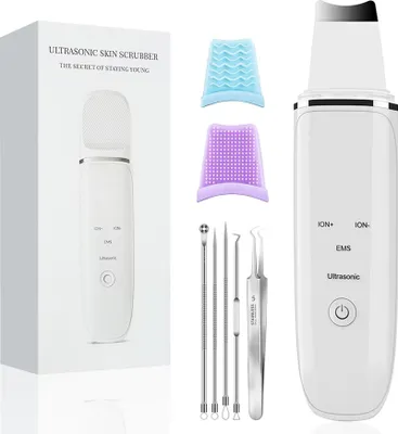 Obrázek produktu pro MODFU elektrický čistič pórů, odsávač černých teček, vakuový čistič pórů, čisticí přístroj na obličej, ultrazvukový peeling, USB dobíjecí čistič pórů