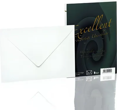 Produktbild von Briefumschl. C6 Excellent 25 Stück,gefüttert weiß