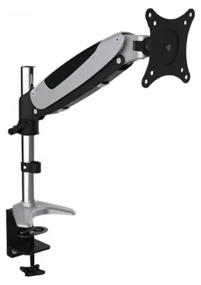 Zdjęcie produktu dla Digitus Uchwyt do pojedynczego monitora, 57", 27 kg, Zacisk, 27 kg, 144,8 cm (57"), 100 x 100 mm, Opcja regulacji wysokości, Biały