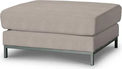 Produktbild von Dekoria Bezug für Kramfors Hocker, beige-grau, Husse, Kramfors Hocker