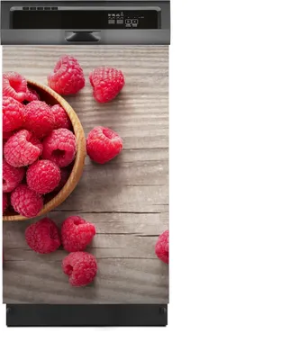 Produktbild von Aufkleber sticker 45x70 cm Dekorative folie Spülmaschine - Süß Himbeeren Schale