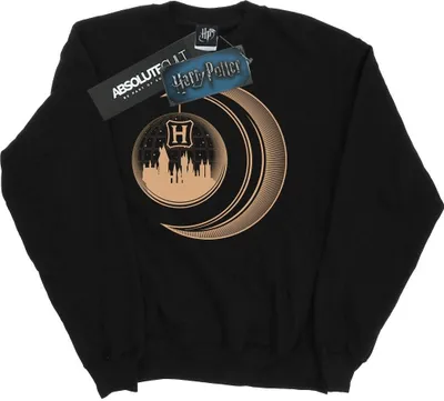 Produktbild von Harry Potter - "Hogwarts" Sweatshirt für Damen BI20197 (S) (Schwarz)