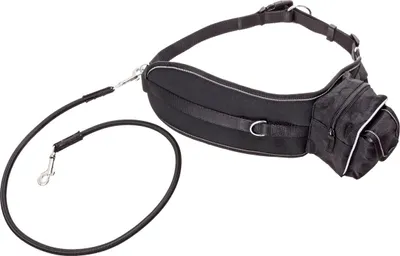 Produktbild von Karlie Doggy Jogger - Hundeleinen - Nylon - Schwarz - 65-120x2,5 cm