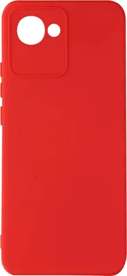 Zdjęcie produktu dla Etui Avizar, półsztywne silikonowe, do telefonu Realme C30, kolor czerwony