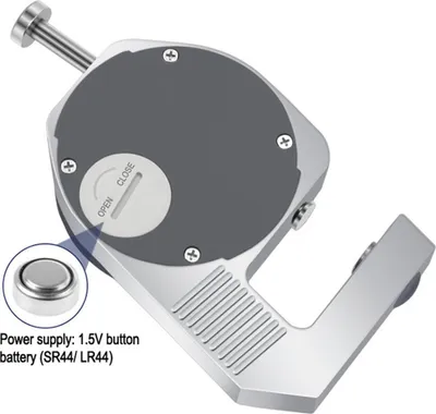Image de Jauge d'épaisseur numérique Outils de mesure en pouces/métriques 0-0,5 0-12,7 mm Mini-micromètre avec étui de protection