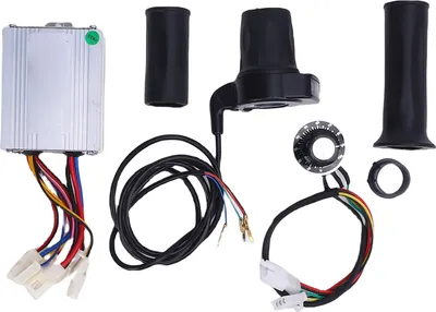 Obrázok produktu pre 12 V 500W regulátor otáčok motora s plynovou rukoväťou z hliníkovej zliatiny pre elektrický trojkolesový motocykel
