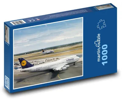 Obrázek produktu pro Puzzle 1000 Frankfurt - Letiště a Letadlo - martinpuzzle