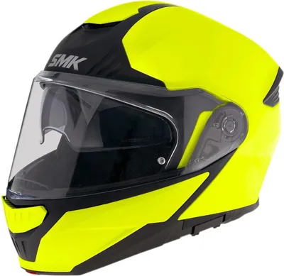 Zdjęcie produktu dla Kask z klapką SMK Gullwing 06, neonowy żółty, S (55)