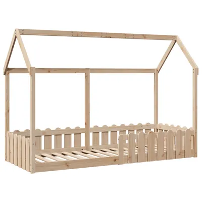 Produktbild von vidaXL Kinderbett Hausbett 80x200 cm Massivholz Kiefer