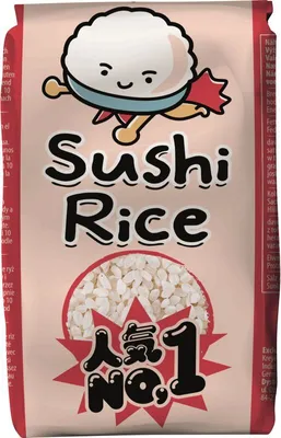 Produktbild von RICEFIELD Sushi Reis, Rundkorn 500g | SUSHI RICE Round Grain