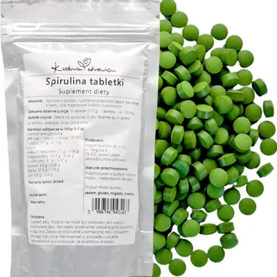 Produktbild von Spirulina Tabletten 250 g | Nahrungsergänzung | 1000 Stück, 250 mg