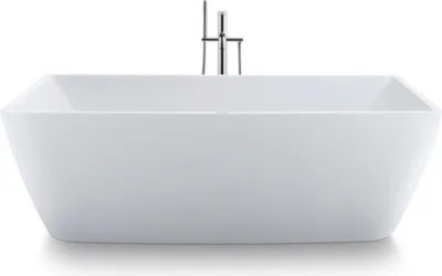 Produktbild von Duravit Badewanne DuraSquare 185x85x46cm, freist., 2 RS, weiß