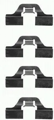 Produktbild von HELLA 8DZ 355 202-621 Zubehörsatz Scheibenbremsbelag für VW Golf IV Schrägheck (1J1) Golf V Schrägheck (1K1) POLO (9N) Polo Schrägheck (6R1, 6C1)