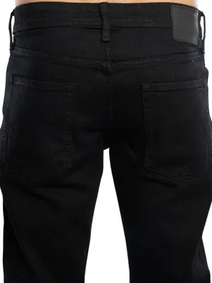 Produktbild von Jack & Jones 12152346, Schwarz, Jeans, Baumwolle, Elasthan, Polyester, Nicht bleichen, Nicht im Wäschetrockner trocknen, Feinwäsche (30°C)