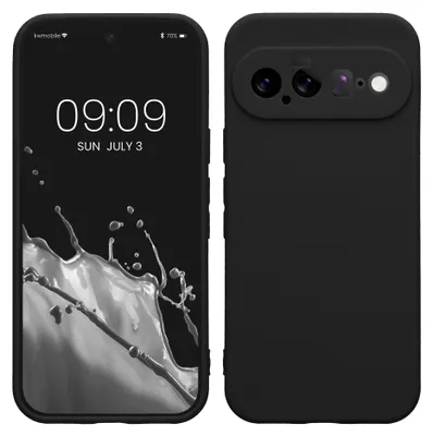 Produktbild von kwmobile Handyhülle für Google Pixel 11 Hülle - weiches Handy Silikon Case - Schutzhülle Cover - Schwarz matt