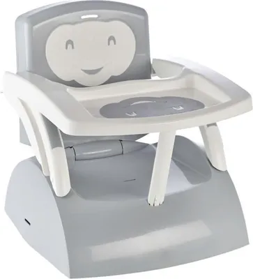 Produktbild von Sitzerhöhung 2 in 1 Thermobaby, Grau Charme, Faltbar, Transportabel, Ab 6 Monate
