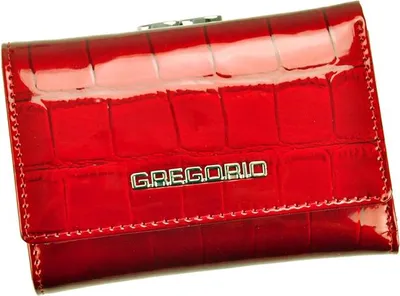 Image de Petit porte-monnaie pour femme Gregorio en cuir verni