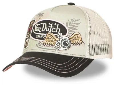 Produktbild von Von Dutch Trucker Cap Patches black/grey/pink
