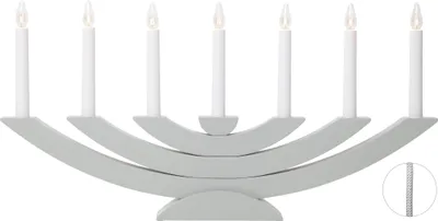 Produktbild von Star Trading Fensterleuchter "Navida", 7-flammig