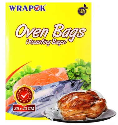 Brattaschen für Ofen, 5 Stück, 35 x 43 cm, BPA-frei