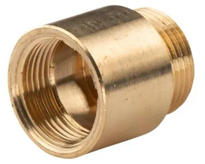 Produktbild von Messing Gewinde-Fitting Hahnverlängerung IG/AG 1" (DN 25) Länge 30 mm - schwere Ausführung