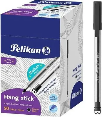 Produktbild von Pelikan 605434, Stick-Kugelschreiber, Schwarz, 50 Stück(e)
