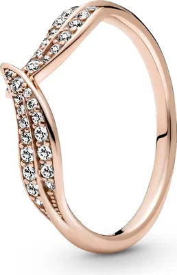 Produktbild von PANDORA ROSE Ring Blätter für Damen mit Zirkonia