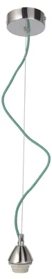 Produktbild von Schraubmantel Pendel Textil 120cm in türkis "PENDRE"