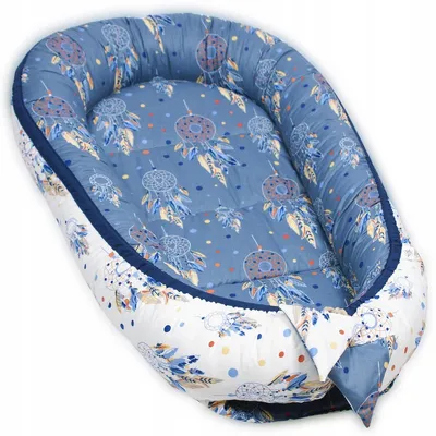 Produktbild von Palulli Baby-Kokon Nestchen für Babys – Blau, Sicher