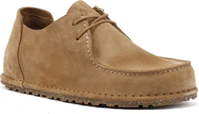Produktbild von Birkenstock Utti Suede Men's Taupe Lace-Up Shoes
