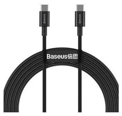 Produktbild von Baseus CATYS-C01, 2 m, USB C, USB C, 0,48 Gbit/s, Schwarz
