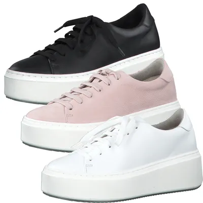 Produktbild von Tamaris Damen Schnürschuhe Plateau Leder 1-23773-26, Größe:40 EU, Farbe:Schwarz