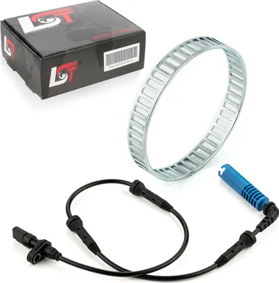 Produktbild von ABS-Sensor und ABS-Ring Set Vorderachse 48 Löcher für BMW 3er E46 325xi