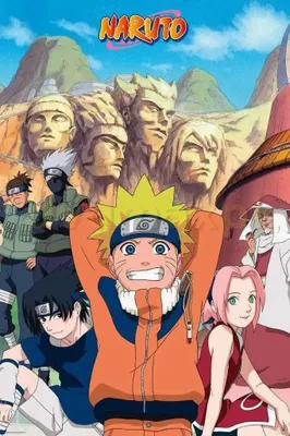 Zdjęcie produktu dla Naruto – Góry – 61 x 91,5 cm – Plakat