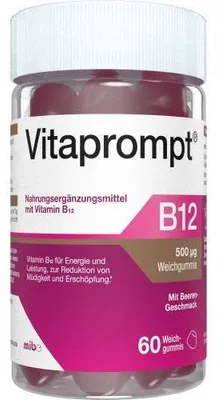 Image de Vitaprompt B12 500 μg gommes molles 60 pces