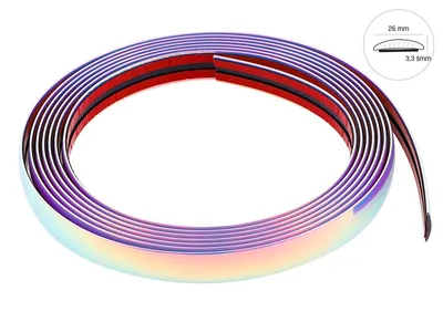 Zdjęcie produktu dla Listwa dekoracyjna, rainbow, 26 mm x 5 m