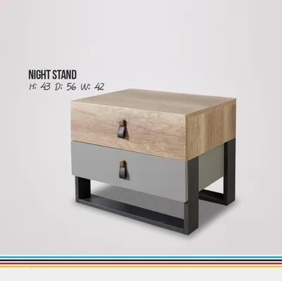 Produktbild von Designer Jugendzimmer Schlafzimmer Bett Nachttisch Schreibtisch 3tlg.