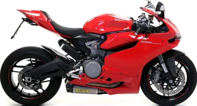 Obrázek produktu pro Titanový výfuk ARROW s karbonovou koncovkou pro Ducati 899 Panigale