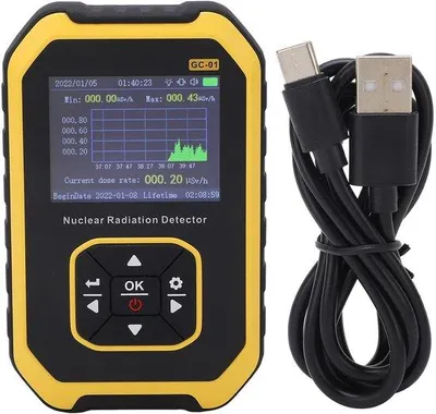 Image de Dailygoody - Compteur Geiger - Détecteur de radiations nucléaires - Surveillance en temps réel - Écran LCD - Appareil de détection de radioactivité - Adapté aux amateurs - C...