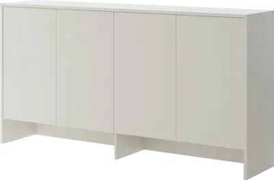 Produktbild von MEBLINI Hängeschrank für Horizontal Schrankbett Bed Concept - Wandschrank mit Ablagen und Fächern - Wandregal - BC-11 für 90x200 Horizontal - Kaschmir